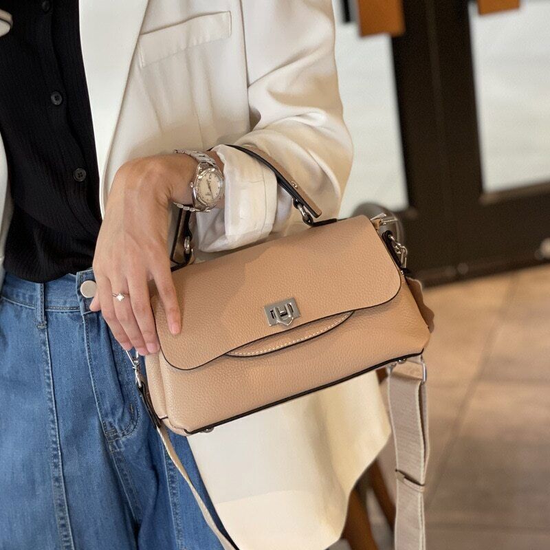 100% Genuine Leather Women Bags Lady Shoulder Bag bag Girls Fashion Tote