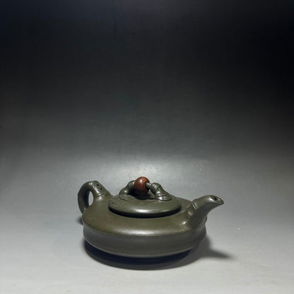 Chinese Yixing Zisha Clay Handmade Exquisite Teapot（时来运转 底款：陈鸣远）