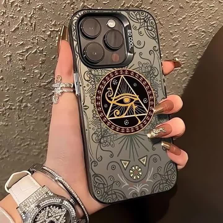 Suitable for Apple 17, 16, 15, 14 phone cases, brand new premium - all eyes