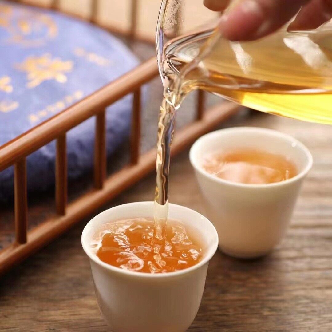 100g Yunnan Tea Small Cake Python Turnip Raw Tea Ancient Pu-erh Cake Tea