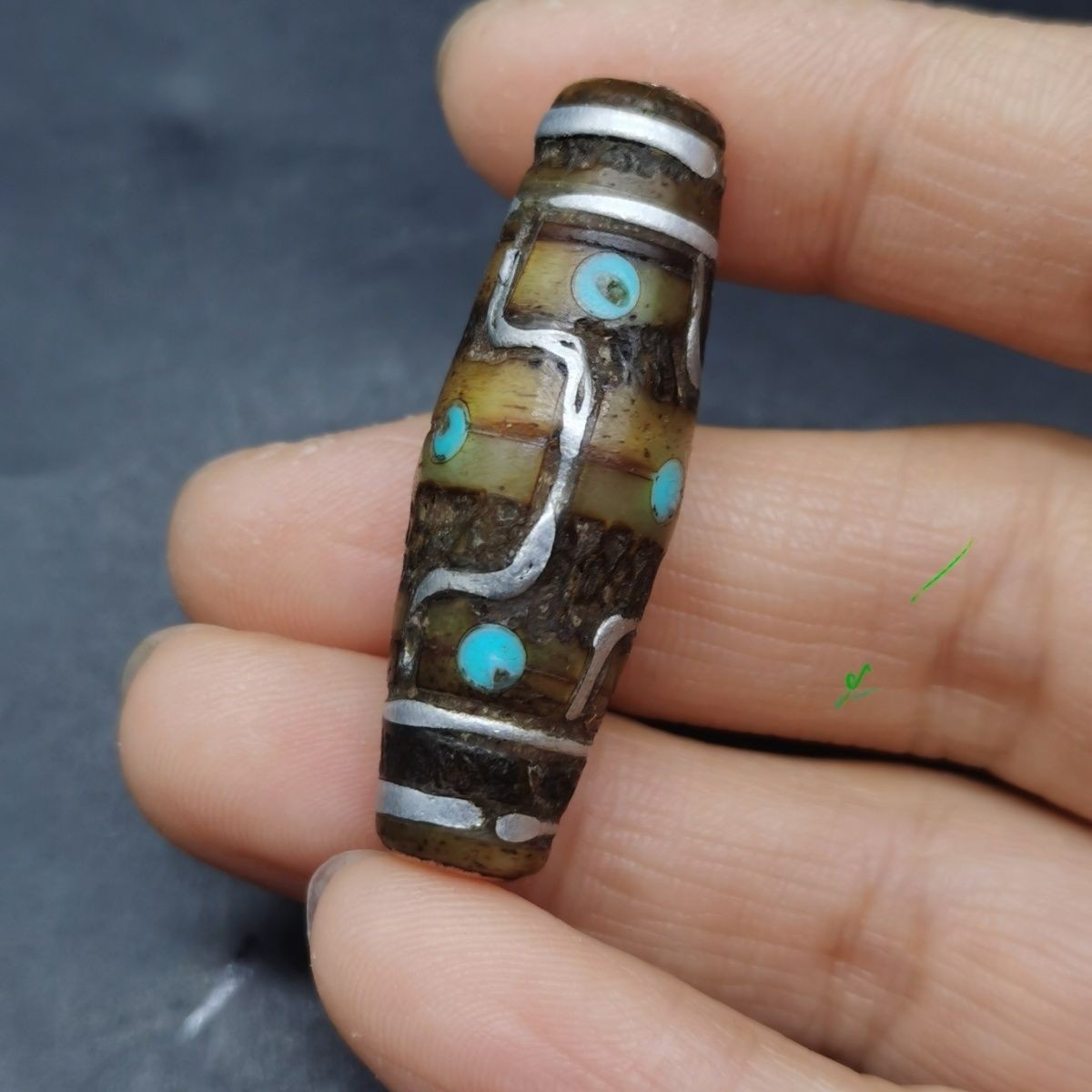 Tibetan Style Loose Spacer Bead Random Pattern DIY Jewelry Accessory