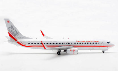 1:200 JC Wings RZECZPOSPOLITA POLSKA BOEING 737-800 Plane Diecast Aircraft Model