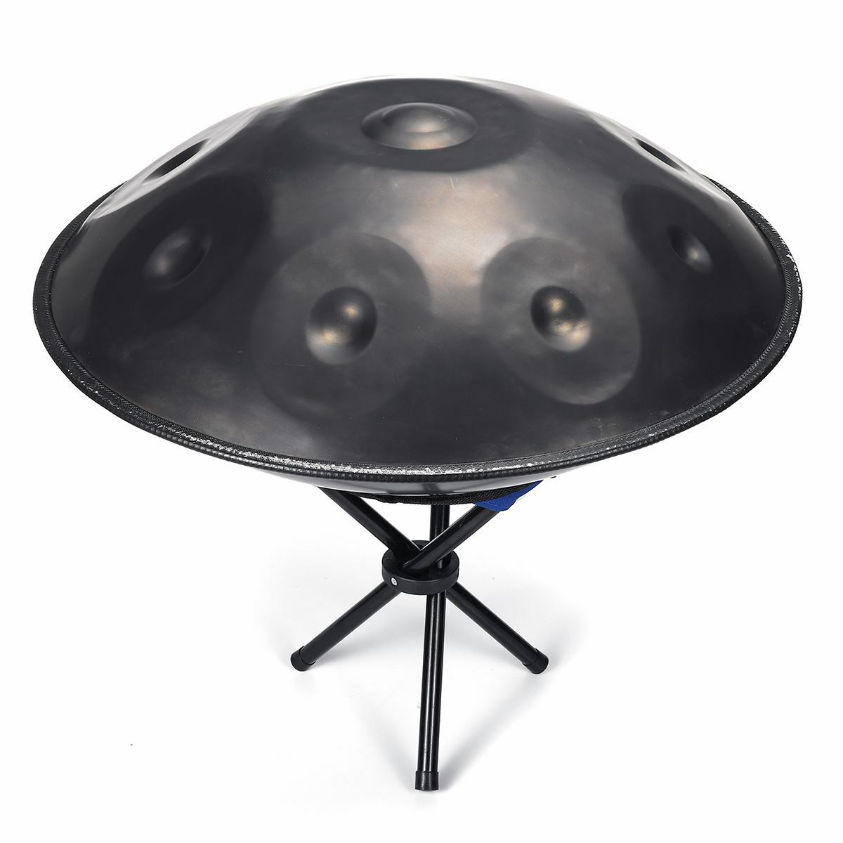 New Metal Foldable Drum Stand Triangle Bracket Stand Black Handpan Shelf