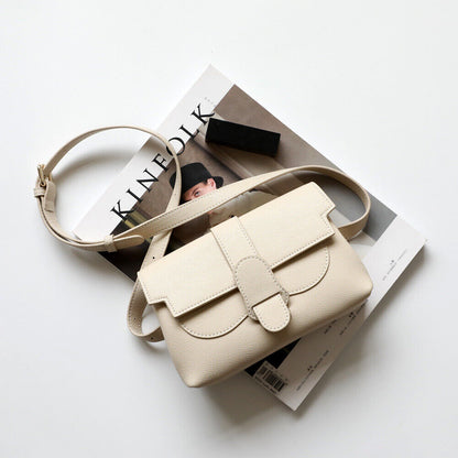 Convertible Real Leather Small Belt Bag Sling Pack Crossbody Clutch Fanny Pack