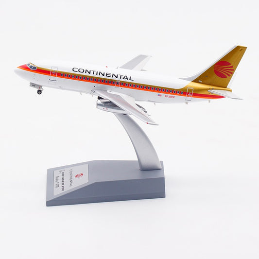 1:200 Inflight CONTINENTAL Boeing 737-200 Passenger Plane Diecast Aircraft Model