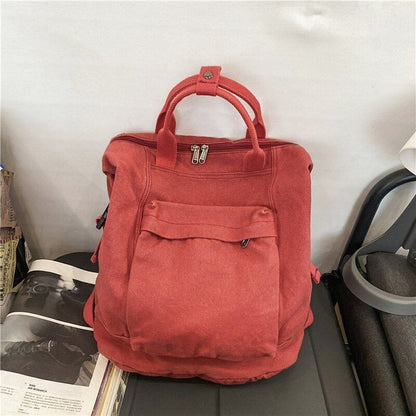 Fashion Backpacks Large School Bag Quality Canvas Rucksack Shoulder Travel Bags