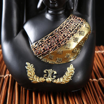 Sitting Buddha statue Thai religion Buddhist sculpture statue decoration -