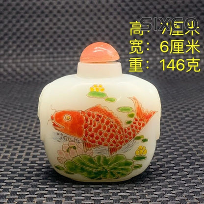 Ancient China, Pure Hand-carved, Glass Snuff Bottle Collection