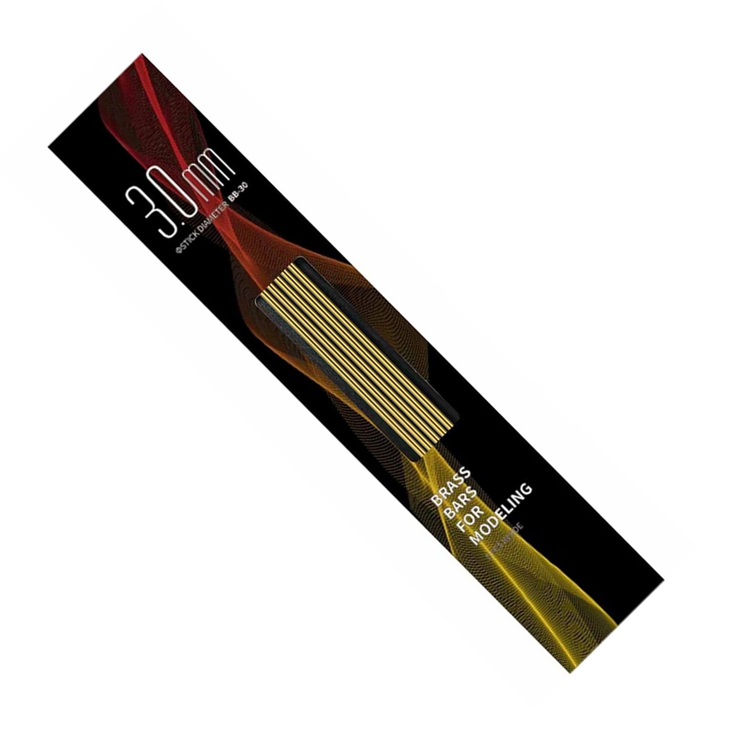 1 Box 3.0mm Modeling Hobby Brass Bars Rods Tool for Gundam/Military Model Craft