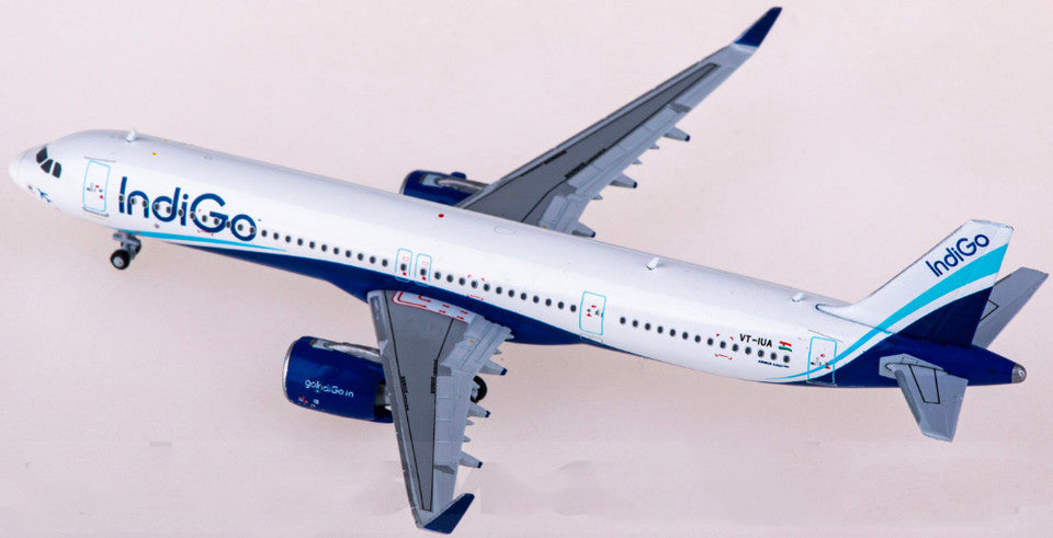 1:400 JC Wings Indigo AIRBUS A321NEO Passenger Airplane Diecast Aircraft Model