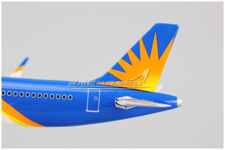 1:200 allegrant AIRBUS A320 Passenger Plane ABS Plastic Plane Aircraft Model