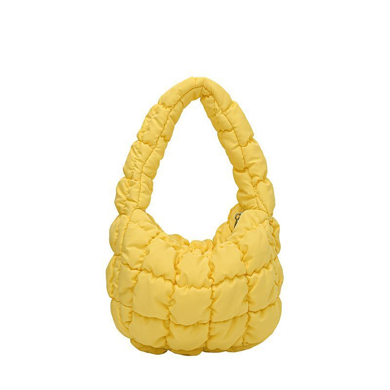 Shoulder Bags Pleated Cloud Mini Bag Versatile Small Handbag Crossbody Purse