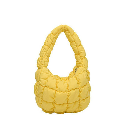 Shoulder Bags Pleated Cloud Mini Bag Versatile Small Handbag Crossbody Purse
