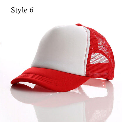 Parent-child Sun Hats Travel Soild Color Caps Baseball Caps Children Classic ⊹ ⊰