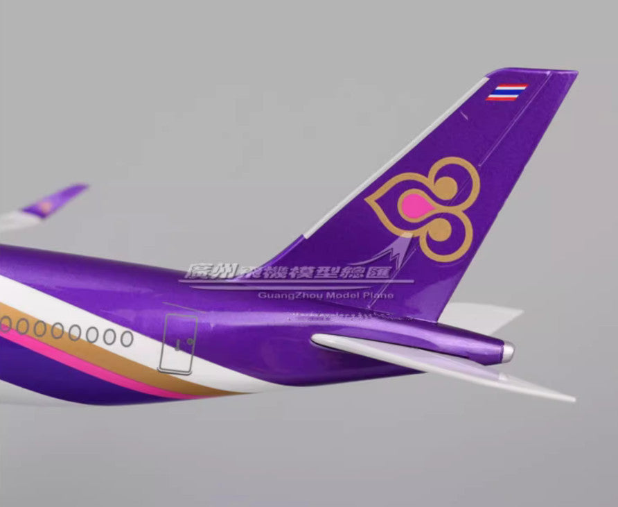 47CM 1:142 THAI AIRBUS A350 Passenger Airplane Landing Gears Resin Plane Model