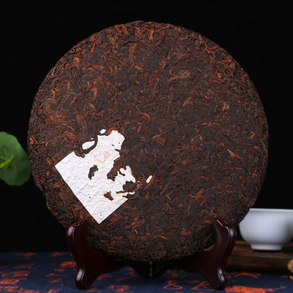 2022 Yr Yunnan MengHai Heaven Earth 726 Ripe Puer Tea Cake Pu-erh Cooked 357g