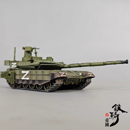 Homemade 1/72 Military Main Battle T90MS Die-cast Tank Model Static Ornament