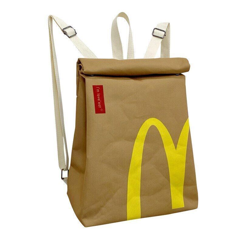 Fashion Student Schoolbag Backpack Canvas Messenger Bag Girl Unisex Shoulder Bag
