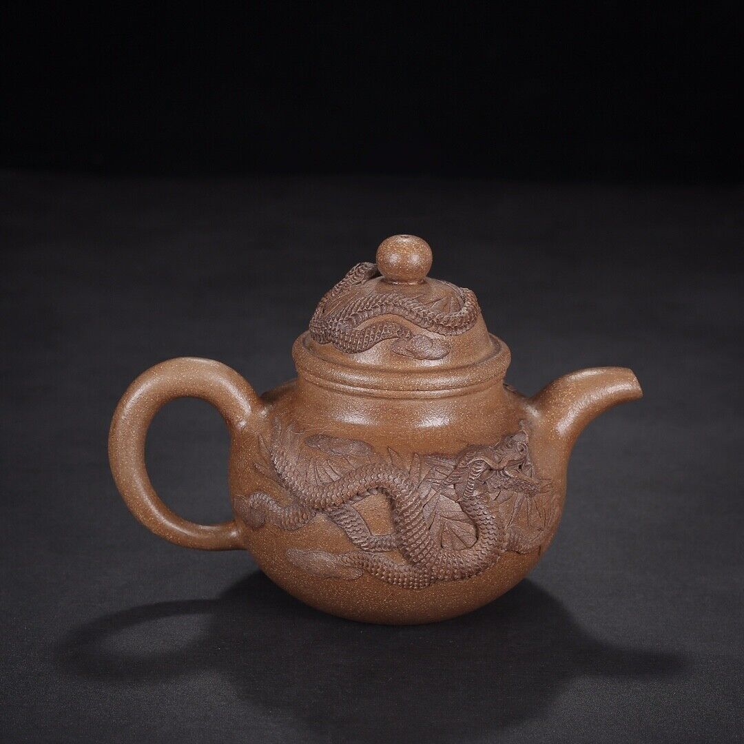 Chinese Yixing Zisha Clay Handmade Exquisite Teapo （龙行天下：时大彬）