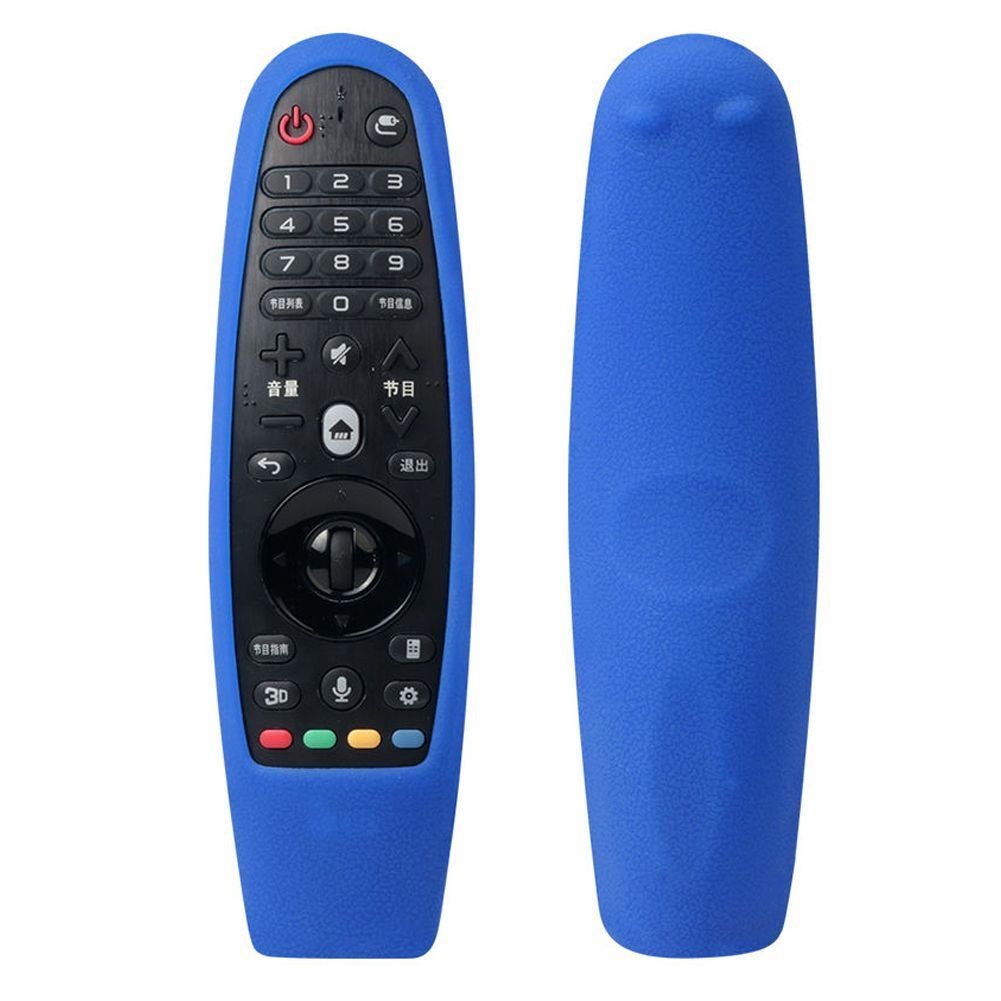 Blue Silicone Remote Case Skin Magic Cover Protector For LG 3D Smart TV AN-MR600
