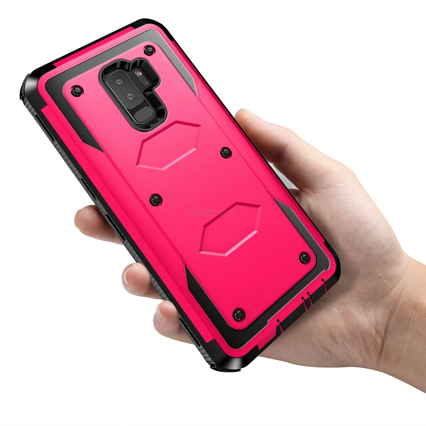 For Samsung Galaxy S9 /S9 Plus Case Impact Hard Cover / Tempered Glass Protector