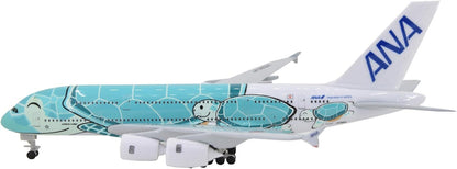 1:400 18cm A380 ANA Sea Turtle Metal Airplane Model Plane Toy Plane Model Green