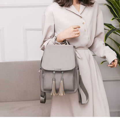 Women Backpack PU Oxford Shoulder Bag Handbags Rucksack School Backbag Travel
