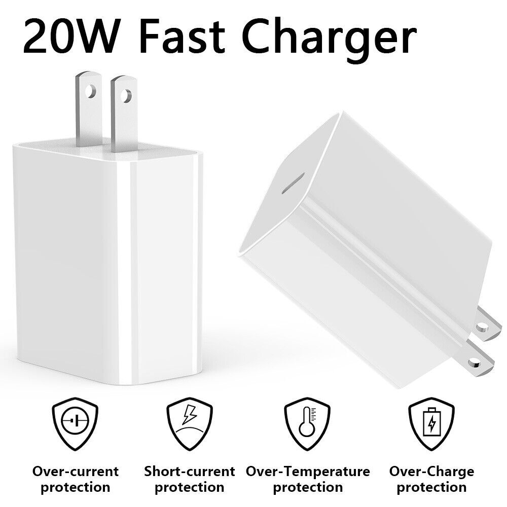 Original USB-C Fast Charger For iPhone 14 13 12 11 Pro Max XS XR 8 Type C Cable