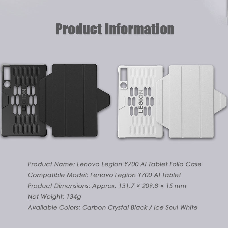 Original Lenovo Legion Tab Y700 Gen 5 (2026) 8.8" Tablet Folio Case Stand Cover