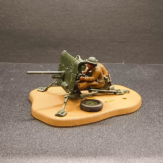 1/72 British Anti-tank Gun 2 Pounder Field Gun With Soldier 4 Finished Model
