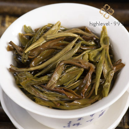 357g Raw Pu'er Tea Cake Menghai Ancient Tree Pure Material Qizi Tea Cake Tea
