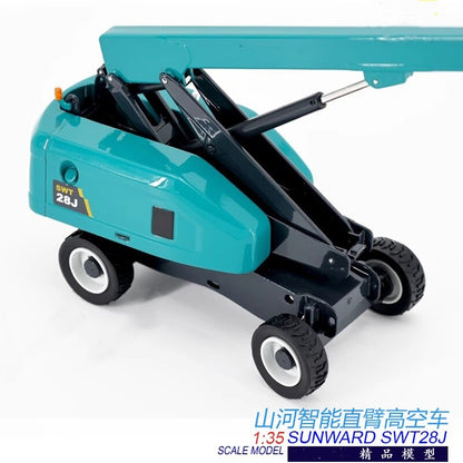 1:35 SUNWARD SWT28J Self-propelled Telescopic Lift Machine Diecast Model