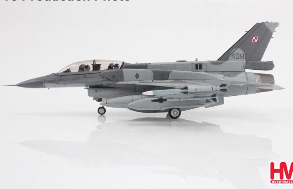 1:72 HM F-16D Polish Air Force Alaska, 2012 Fighter Diecast Aircraft Plane Model