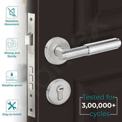 Heavy Duty Mortise Main Door Lock Set For Home Office With 3 Brass Keys