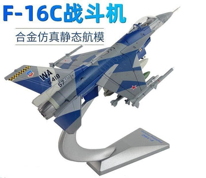 1:72 AF1 USAF Lockheed Martin F-16C Fighting Falcon Plane Diecast Fighter Model