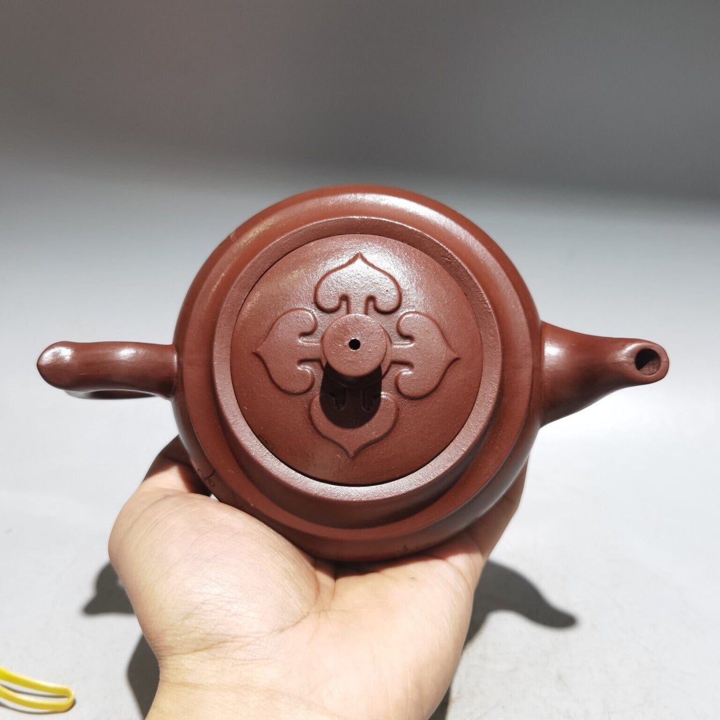 Chinese Yixing Zisha Clay Handmade Exquisite Teapot （如意壶 底款：顾景舟）