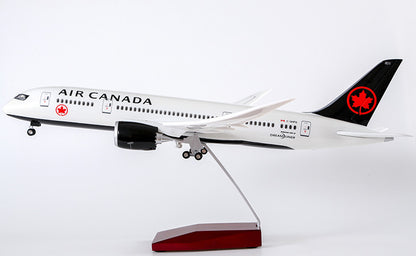 1:130 43CM AIR CANADA BOEING 787 Passenger Airplane Landing Gear Resin Model