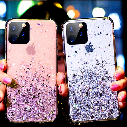 Case Cover For iPhone 11 Pro MAX Shockproof TPU Glitter Bling Funda Forro Cober