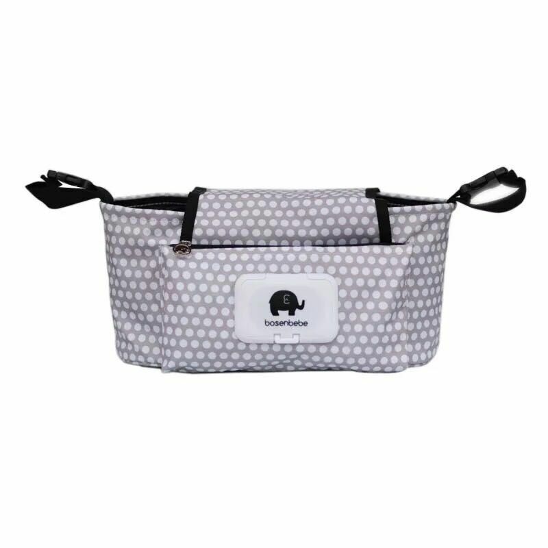 Baby Stroller Bag Mom Diaper Hook Carriage Waterproof Large Stroller Accessories