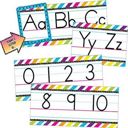 Teacher Created Resources Brights 4Ever Alphabet Line Bulletin Board Multi