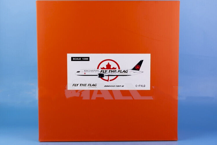 1:200 32CM JC Wings AIR CANADA BOEING 787-9 Passenger Airplane Diecast Model