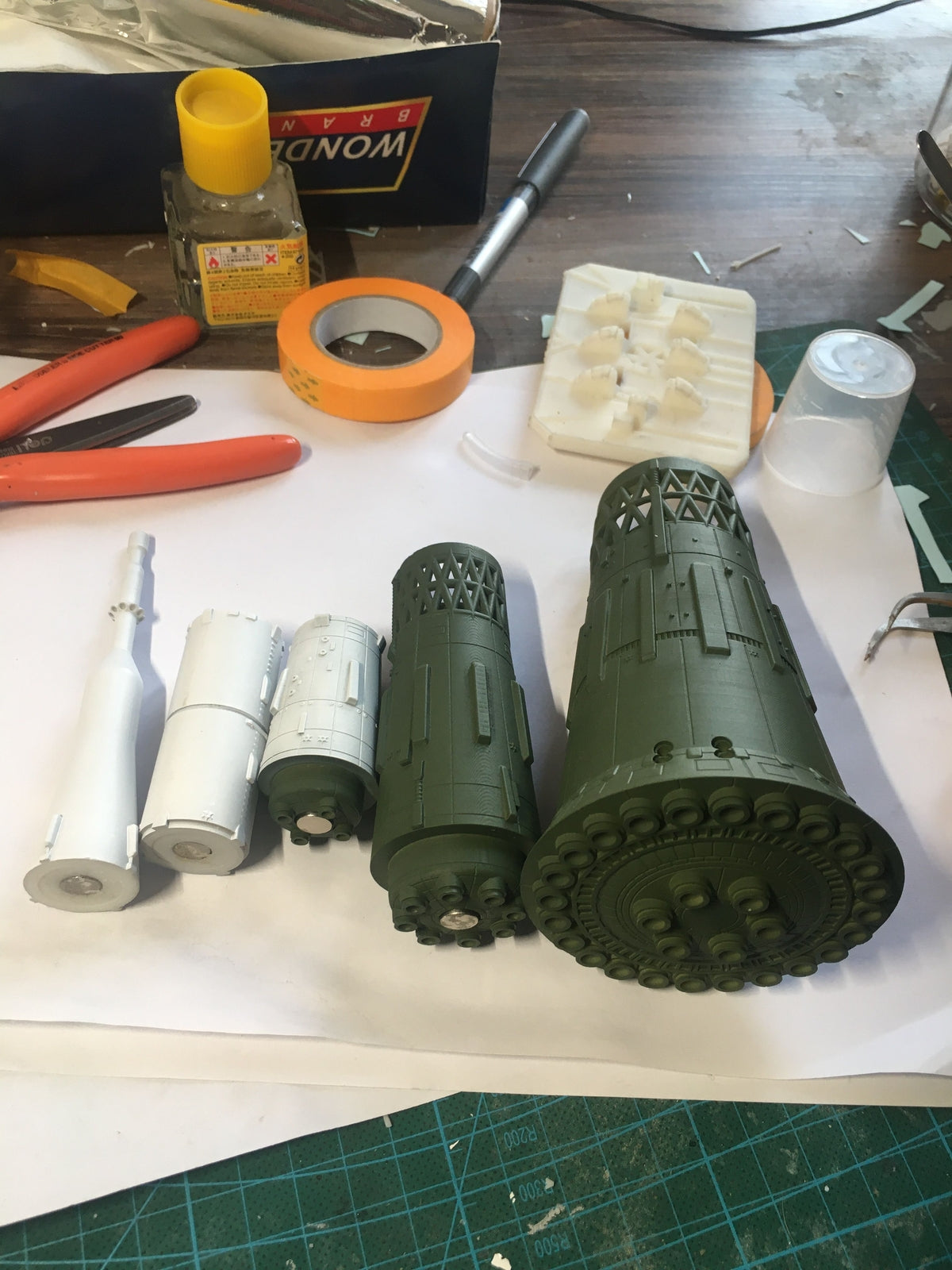 1:250 Scale CCCP N1 Landing moon rocket model Finished Painted product