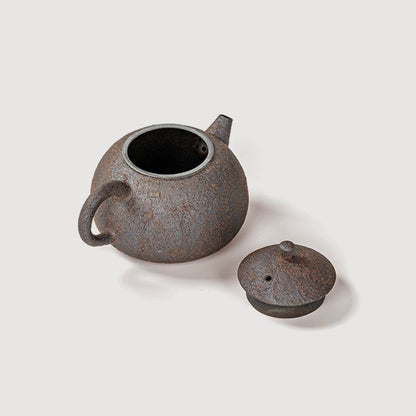 Handmade Chinese Iron Clay Teapot 130ml Antique Style Gongfu Tea Pot