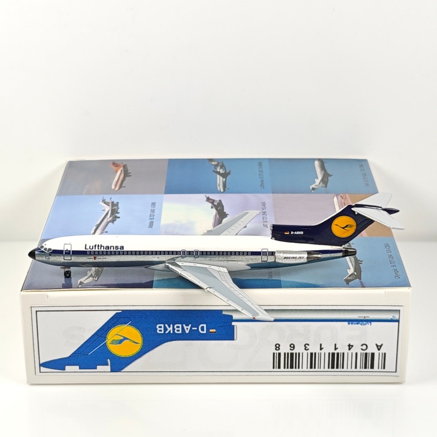 1:400 Aeroclassics Lufthansa Boeing727-200 D-ABKB Passenger Plane Diecast Model