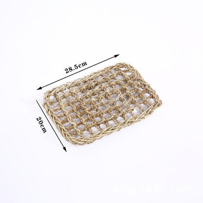 Reptile Hammock Seaweed Mat Small Hermit Bed Crabs Lounger Terrarium Decoration