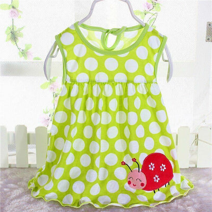 Baby Dress Girls Infantile Cotton Children's Clothes Flower Style Kids Clothing