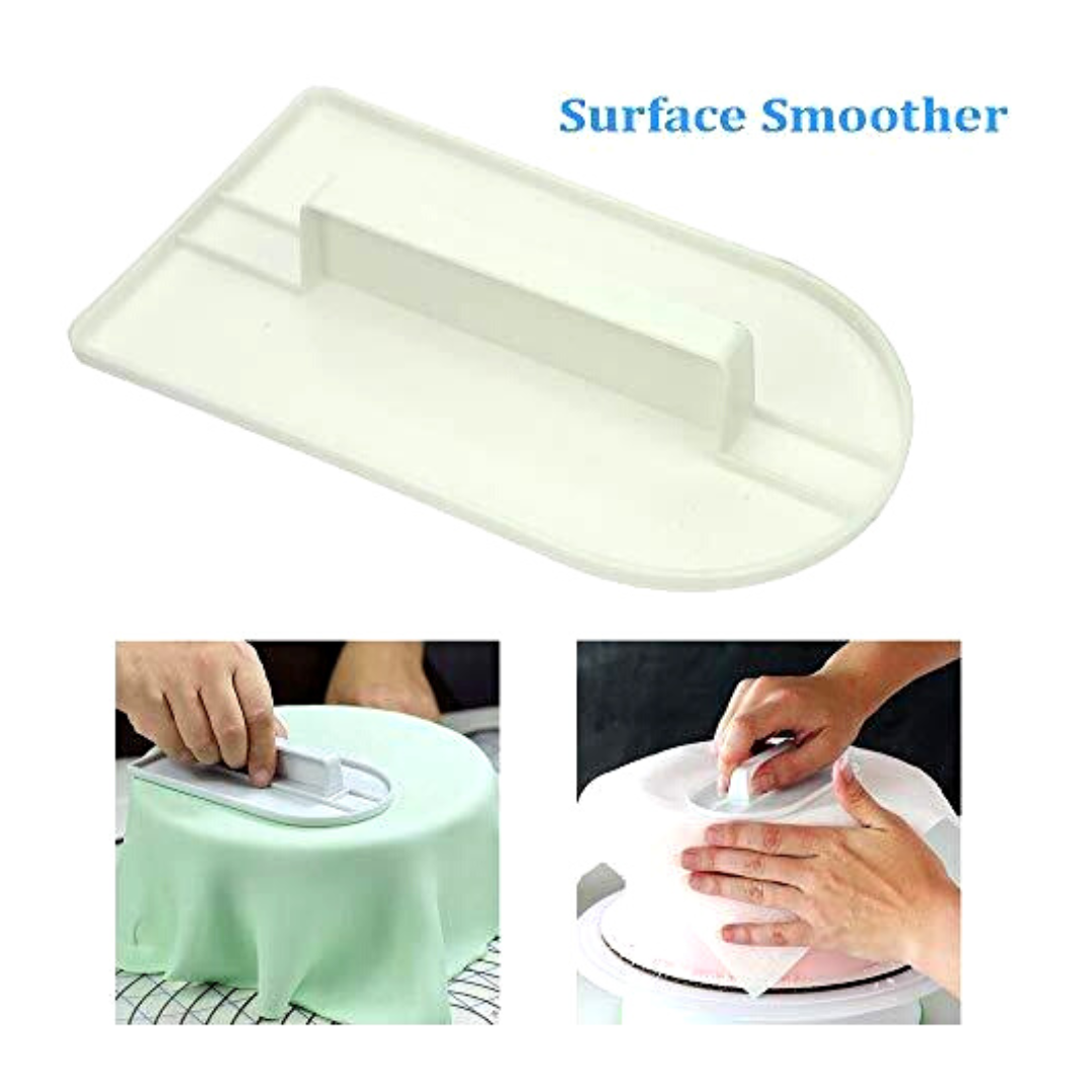4Pc Set Decoracion Pasteles Torta Fondant Glaseado Mas Suave Acolchado Raspador
