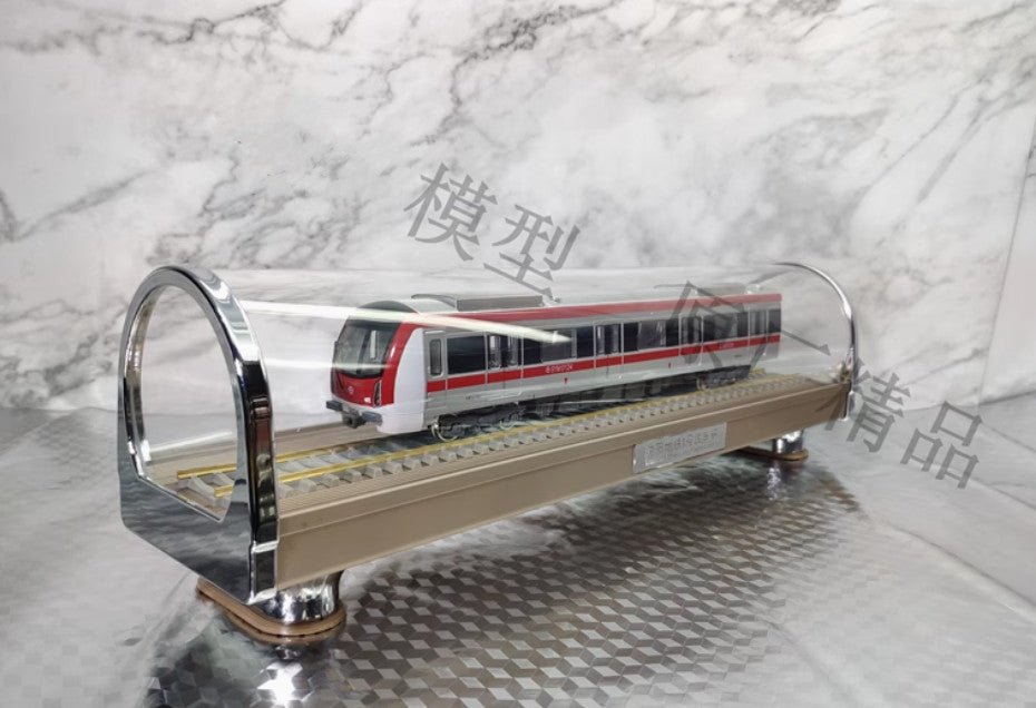 1:68 40CM Shenyang Metro Line 2 Subway Train Passenger Car Diecast Model