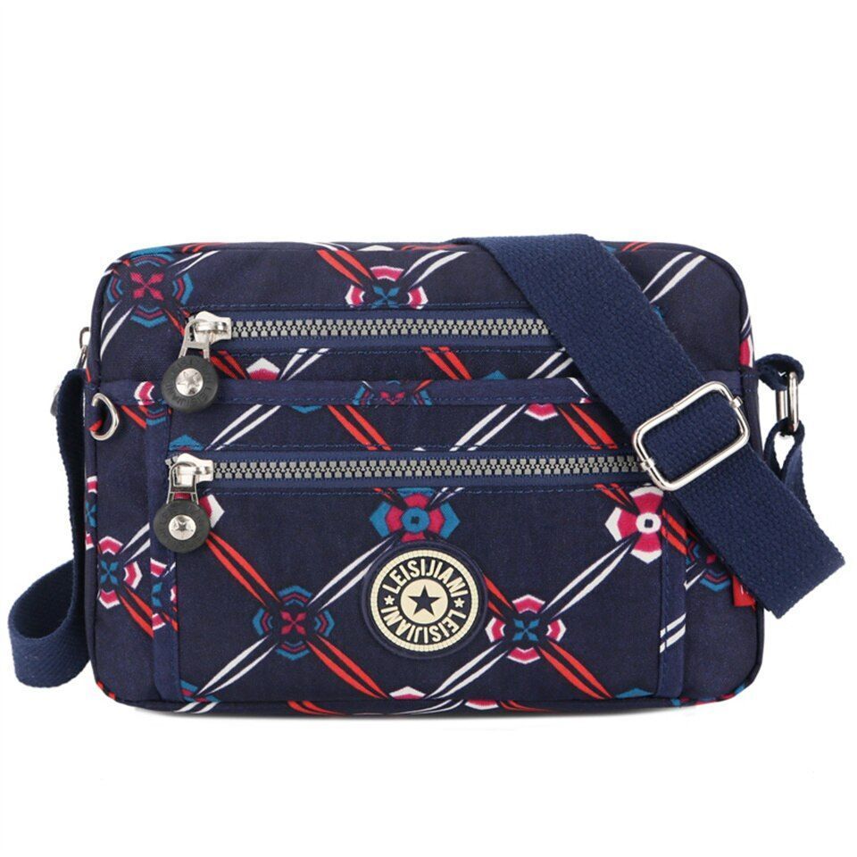Waterproof Nylon Messenger Bag Small Shoulder Purse Crossbody Handbags 25*9*17CM