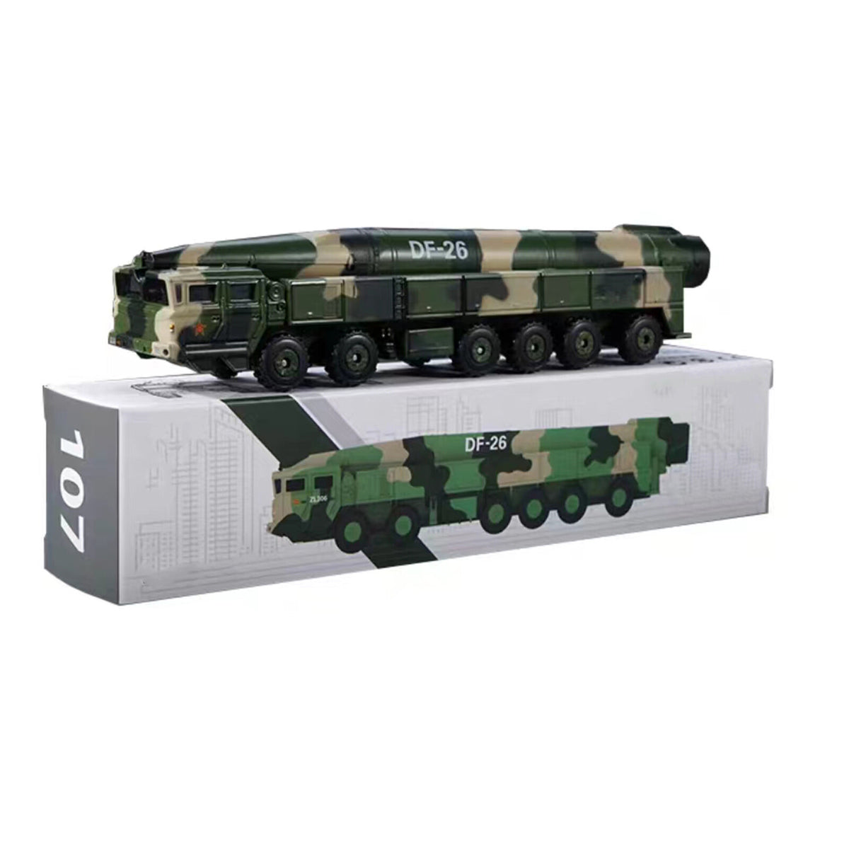 Dongfeng 26 Nuclear&Constant Missile Display 1:100 Chinese Military Parade e